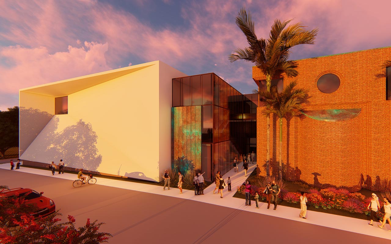 polk museum of art expansion rendering