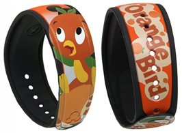 An Orange Bird MagicBand