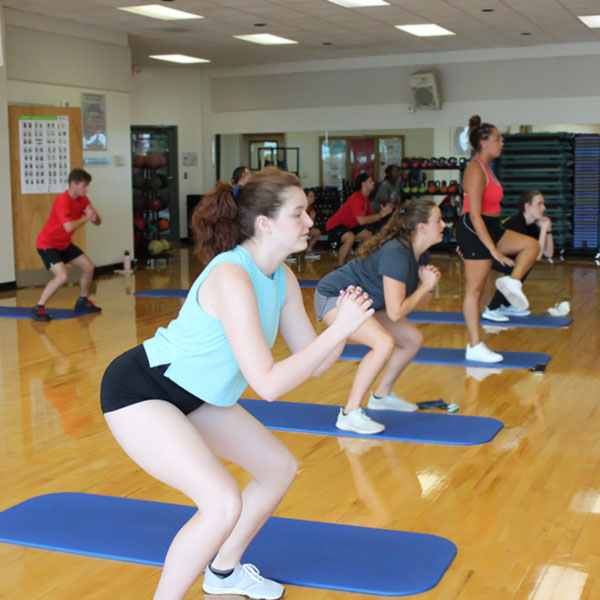 The James K. Sikes Aerobics Room