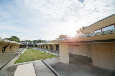 Exterior of the Ordway Building at Florida Southern College